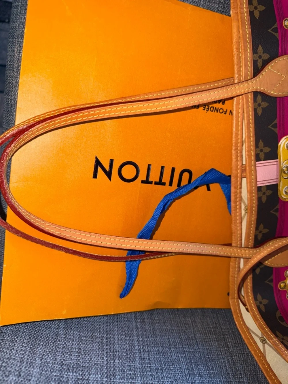 ✨ Authentic Louis Vuitton Neverfull MM – Limited “Summer Trunks” Edition ✨ - Picture 15 of 16